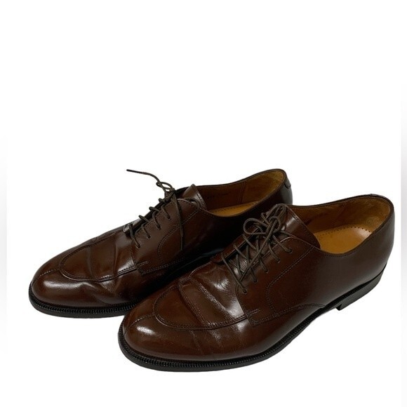 Cole Haan City Men’s Oxford Loafers Lace Up Brown Leather Shoes SZ 9.5 D main image 3